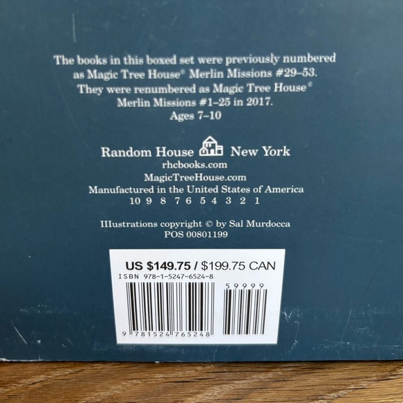 Magic Tree House Book Series, Merlin Missions (#1-25 set) - Picture 11 of 11